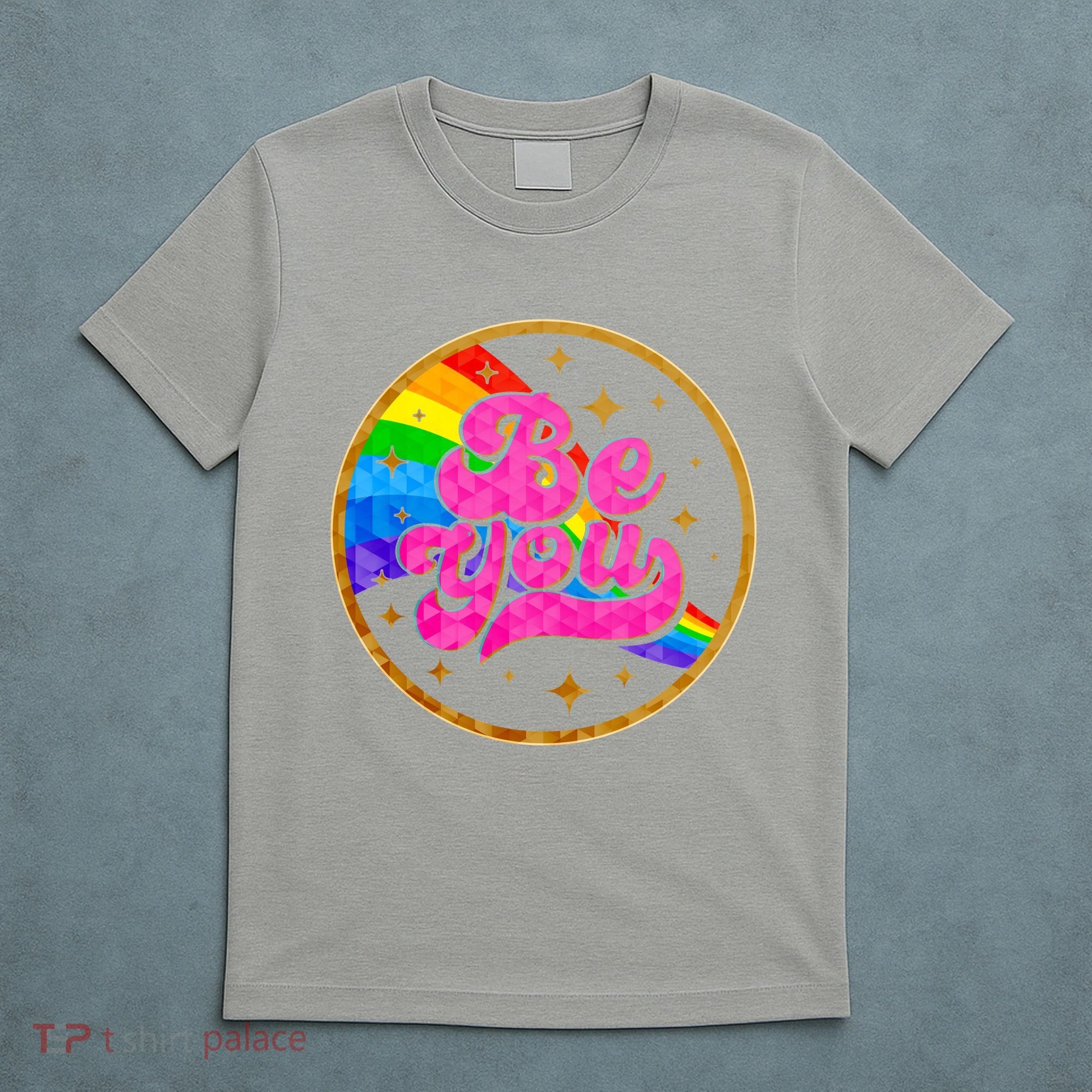 Retro Be You Rainbow Emblem T-Shirt