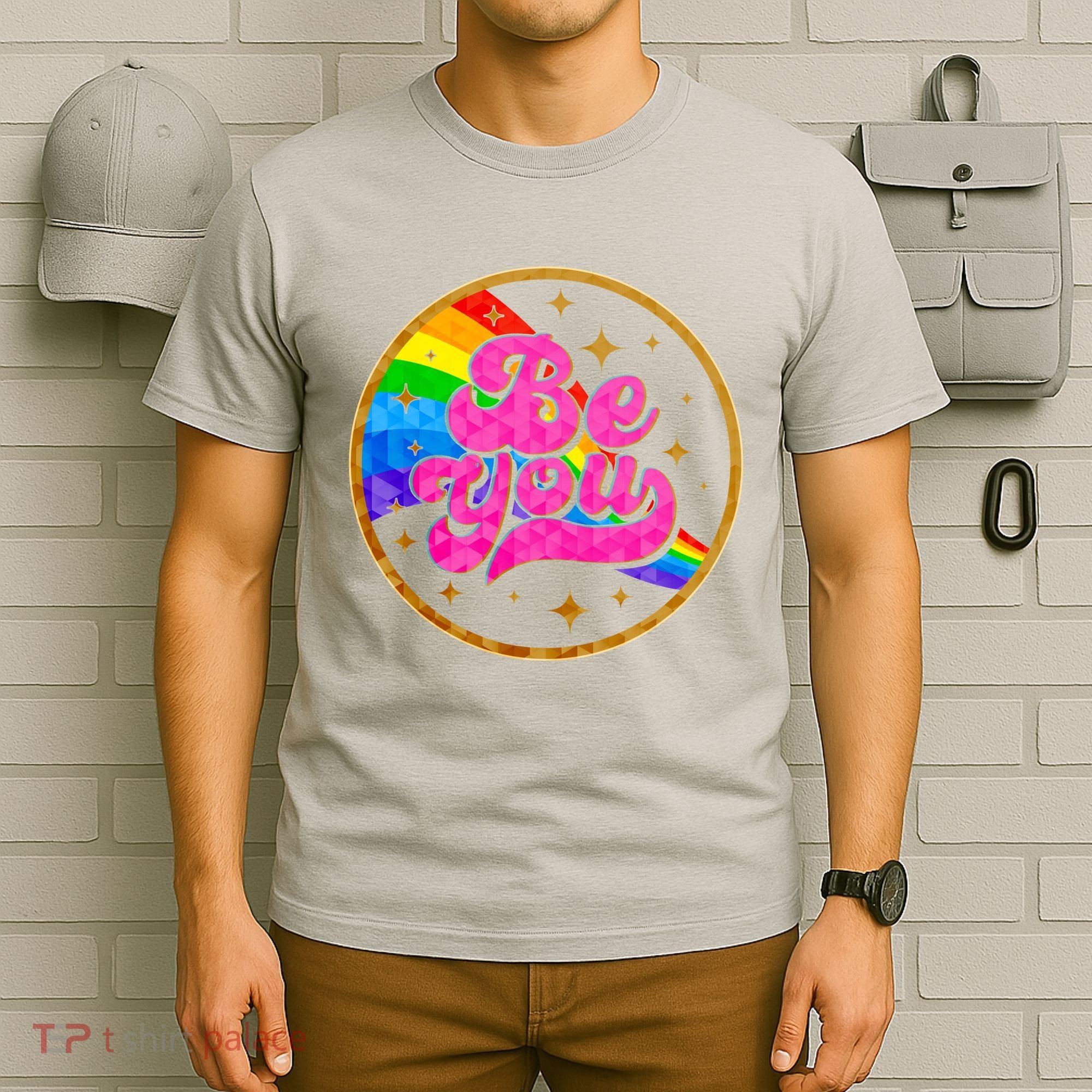 Retro Be You Rainbow Emblem T-Shirt