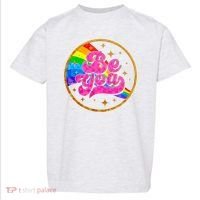 Retro Be You Rainbow Emblem Toddler T-Shirt thumb 0