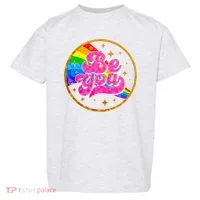 Retro Be You Rainbow Emblem Toddler T-Shirt thumb 0