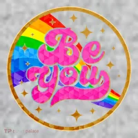 Retro Be You Rainbow Emblem Toddler T-Shirt thumb 2
