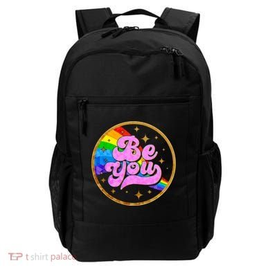 Retro Be You Rainbow Emblem Backpack