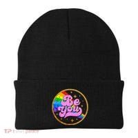 Retro Be You Rainbow Emblem Beanie thumb 0