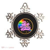Retro Be You Rainbow Emblem Ornament thumb 0