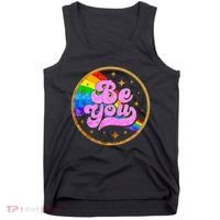 Retro Be You Rainbow Emblem Tank Top thumb 0