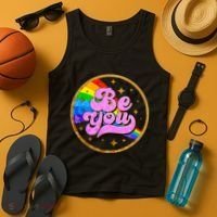 Retro Be You Rainbow Emblem Tank Top thumb 4