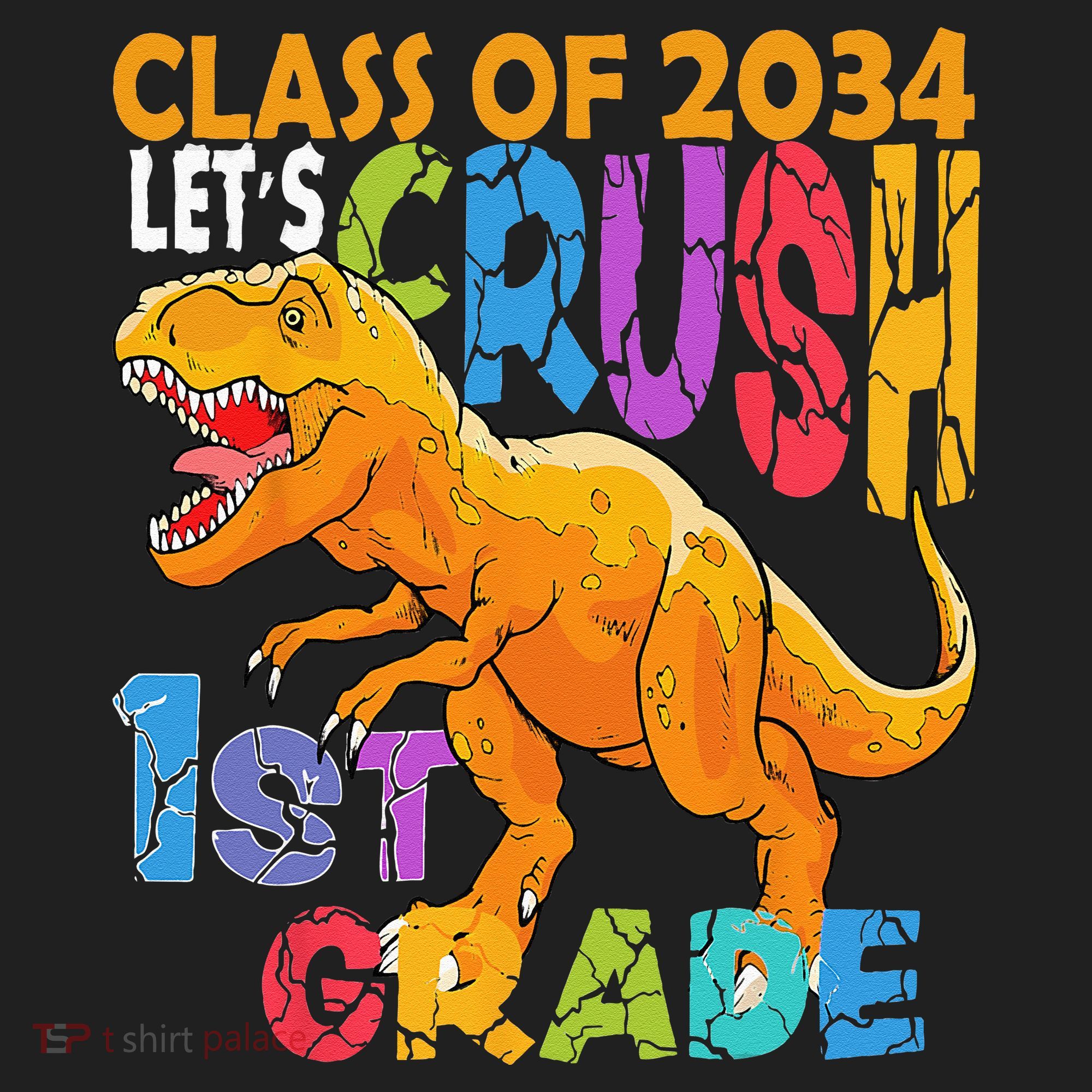 Ready Crush 1st Grade Dinosaur First Back To School Boy Women's Sweatshirt
