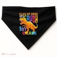 Ready Crush 1st Grade Dinosaur First Back To School Boy USA-Made Doggie Bandana thumb 0
