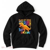 Ready Crush 1st Grade Dinosaur First Back To School Boy Hoodie thumb 0