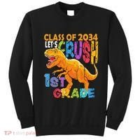 Ready Crush 1st Grade Dinosaur First Back To School Boy Sweatshirt thumb 0