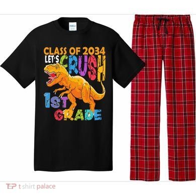 Ready Crush 1st Grade Dinosaur First Back To School Boy Pajama Set