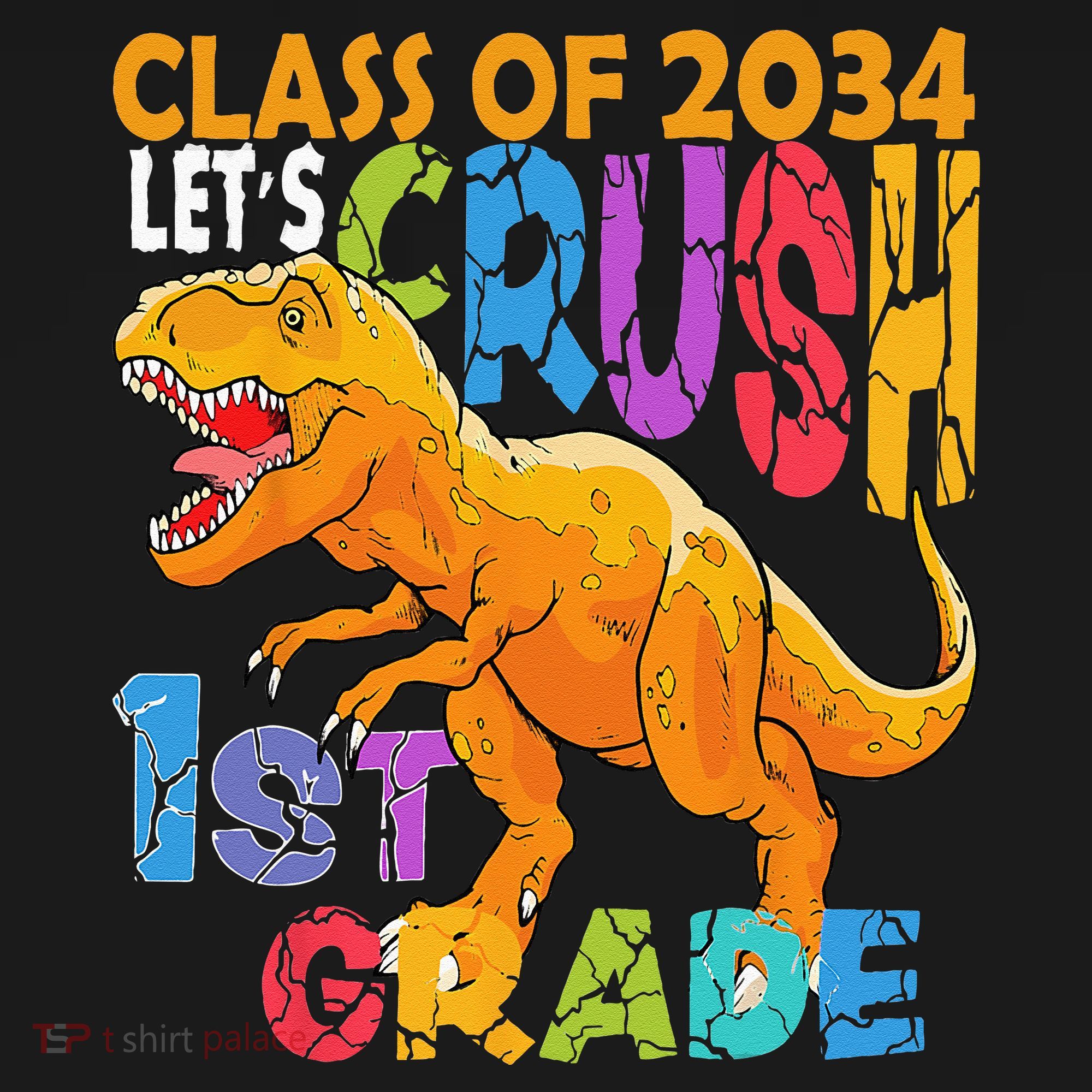 Ready Crush 1st Grade Dinosaur First Back To School Boy Pajama Set