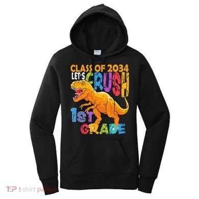 Ready Crush 1st Grade Dinosaur First Back To School Boy Women's Hoodie