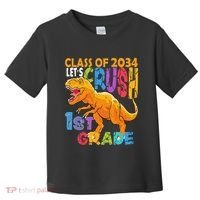 Ready Crush 1st Grade Dinosaur First Back To School Boy Toddler T-Shirt thumb 0