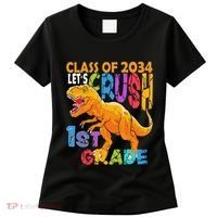 Ready Crush 1st Grade Dinosaur First Back To School Boy Women's T-Shirt thumb 0