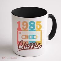 Retro Classic 1985 Birthday Cassette Tape Coffee Mug thumb 1