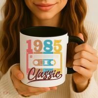 Retro Classic 1985 Birthday Cassette Tape Coffee Mug thumb 3