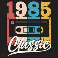 Retro Classic 1985 Birthday Cassette Tape Beanie thumb 2