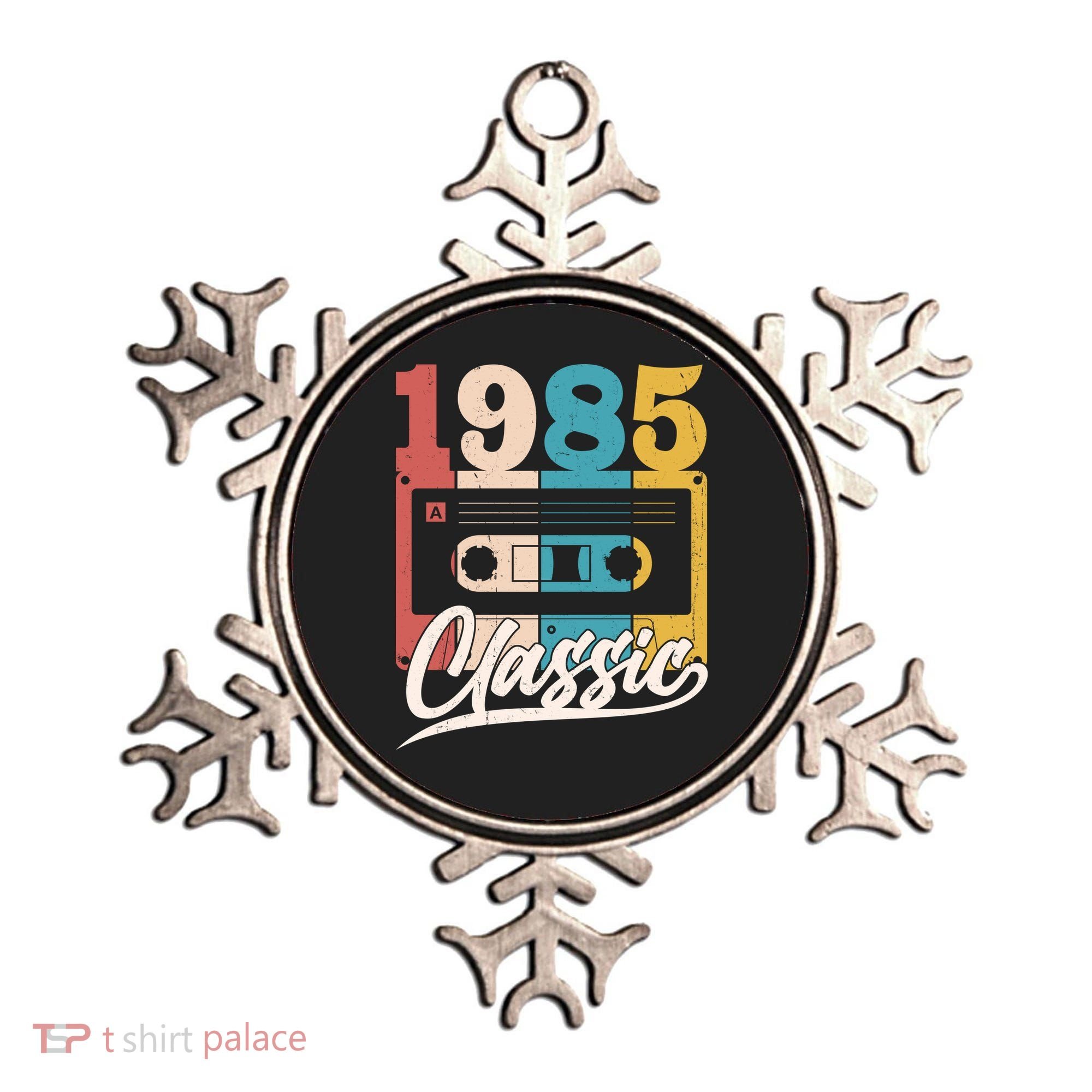 Retro Classic 1985 Birthday Cassette Tape Ornament