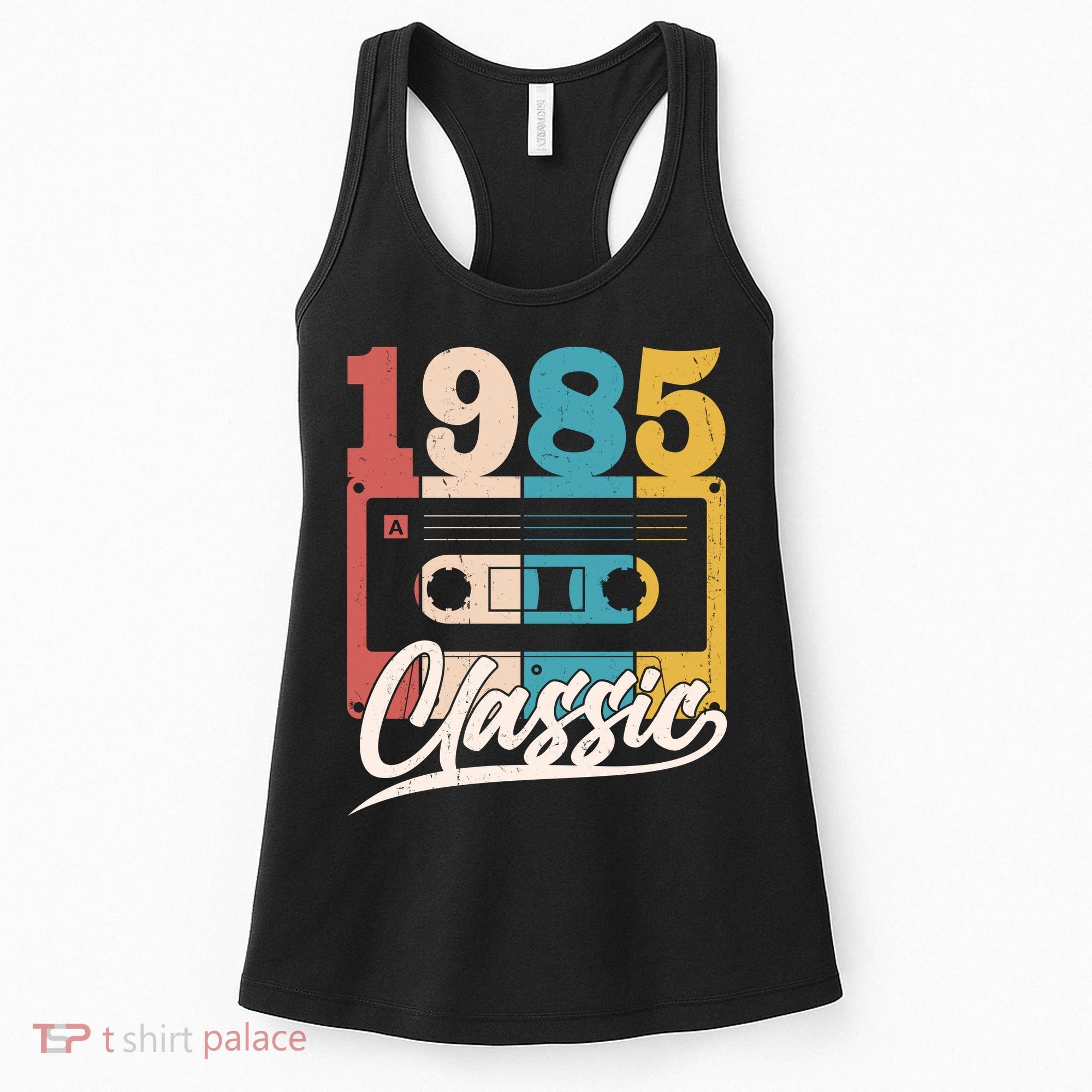 Retro Classic 1985 Birthday Cassette Tape Women's Tank Top