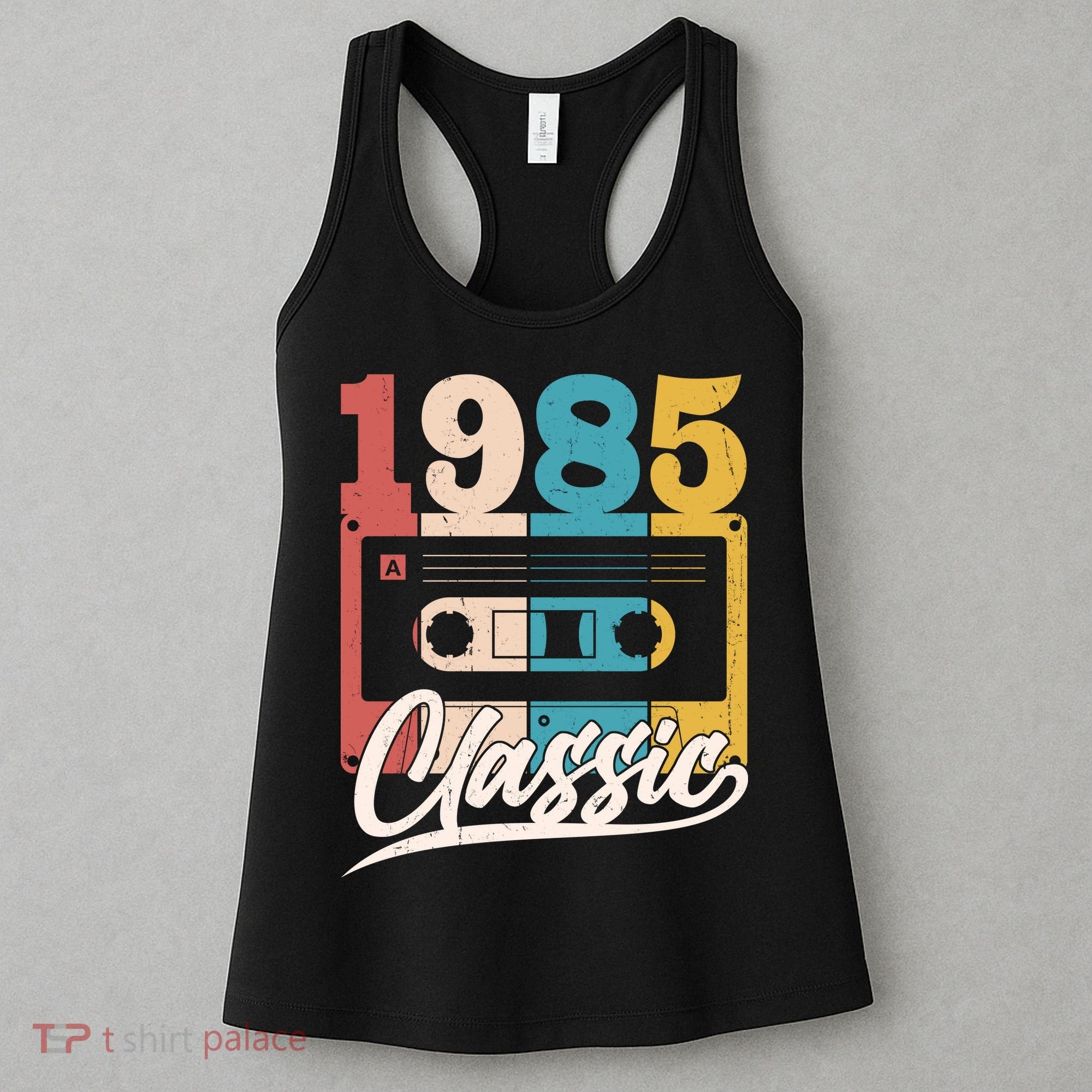 Retro Classic 1985 Birthday Cassette Tape Women's Tank Top