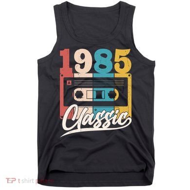 Retro Classic 1985 Birthday Cassette Tape Tank Top