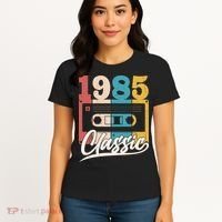 Retro Classic 1985 Birthday Cassette Tape Women's T-Shirt thumb 4