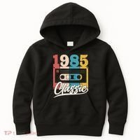 Retro Classic 1985 Birthday Cassette Tape Kids Hoodie thumb 0