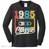 Retro Classic 1985 Birthday Cassette Tape Kids Long Sleeve Shirt thumb 0