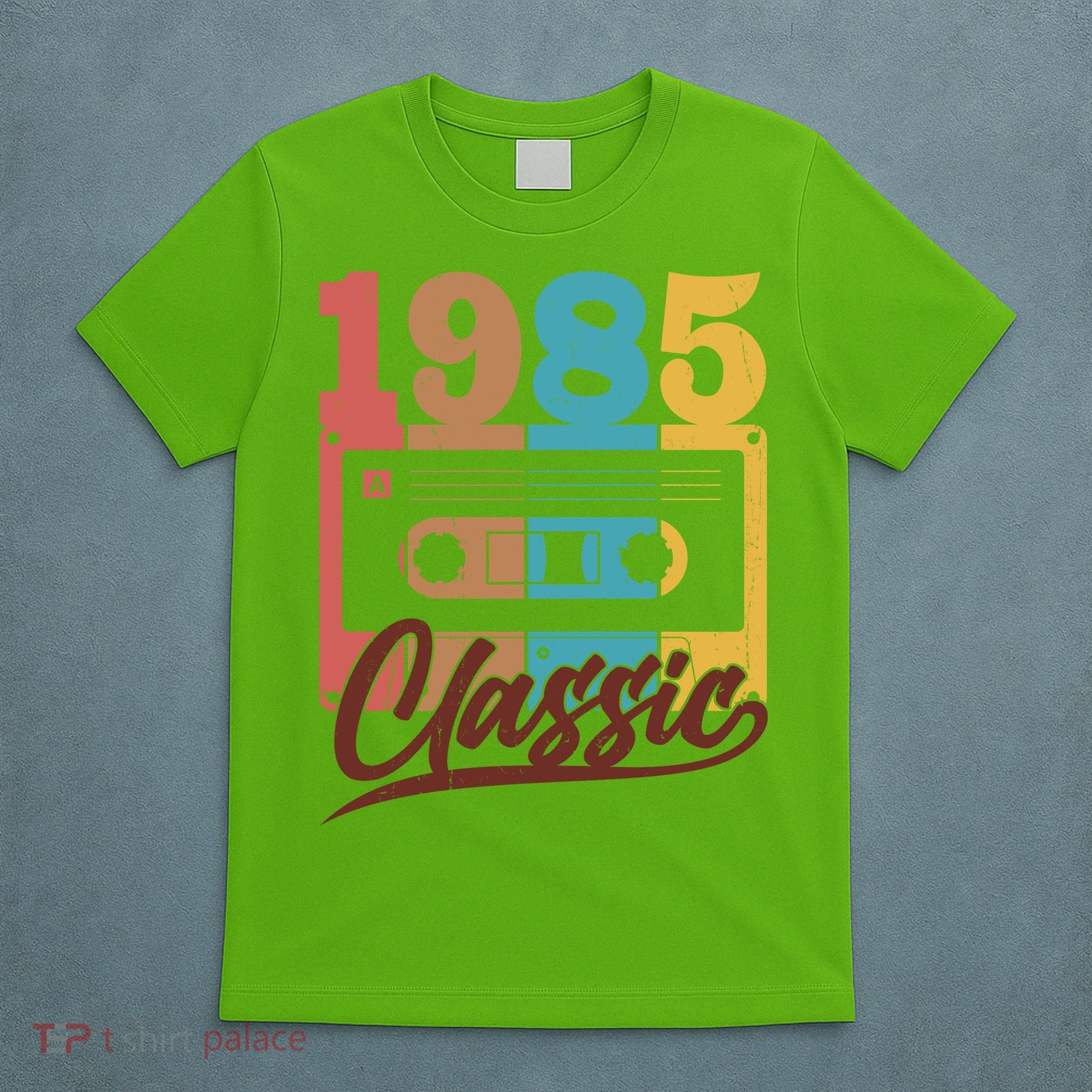 Retro Classic 1985 Birthday Cassette Tape T-Shirt