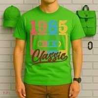 Retro Classic 1985 Birthday Cassette Tape T-Shirt thumb 6
