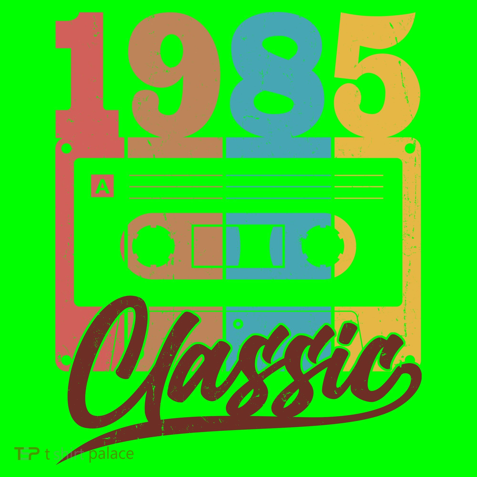 Retro Classic 1985 Birthday Cassette Tape Coaster