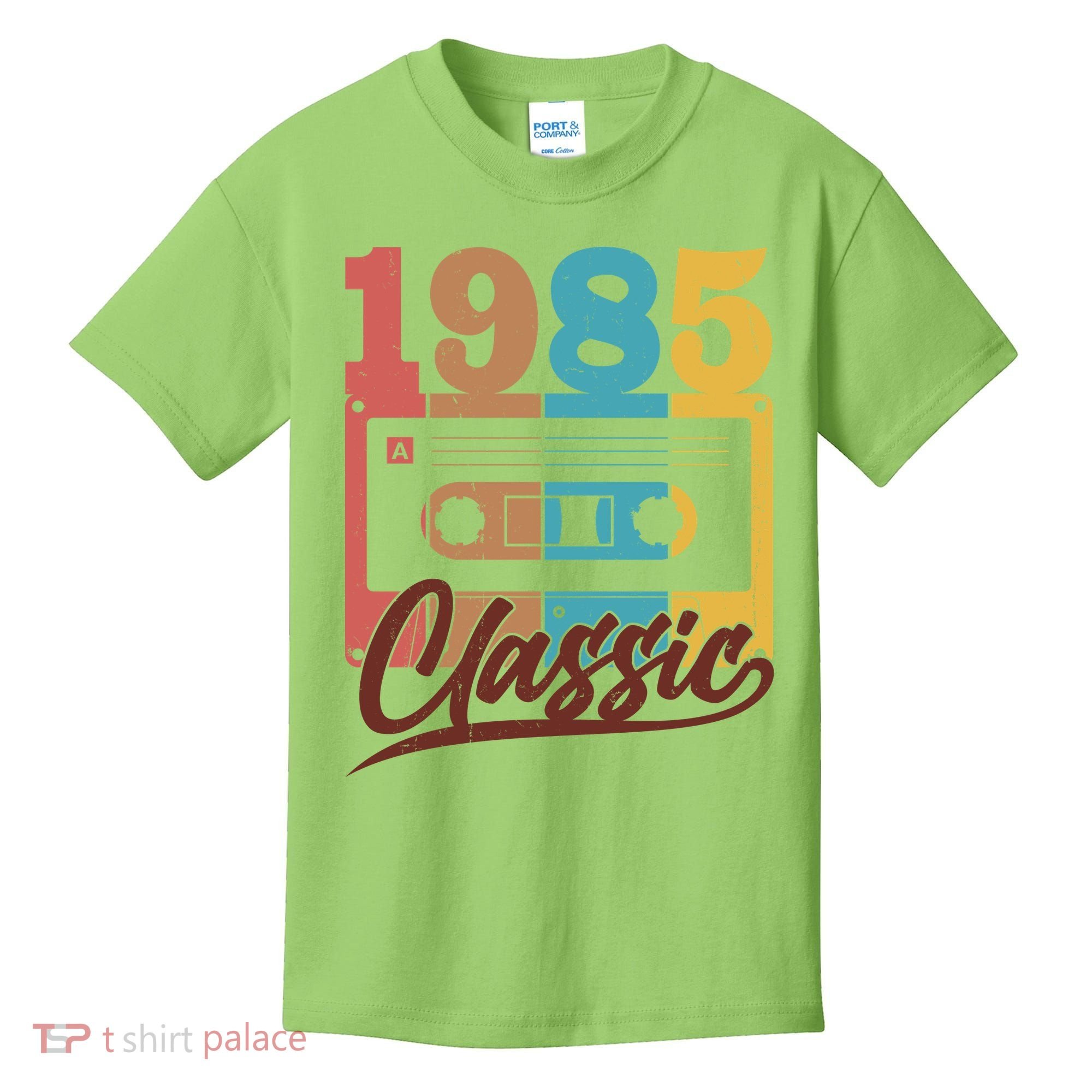 Retro Classic 1985 Birthday Cassette Tape Kids T-Shirt