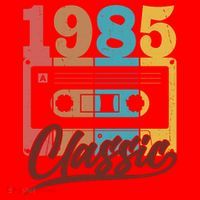 Retro Classic 1985 Birthday Cassette Tape Santa Hat thumb 1