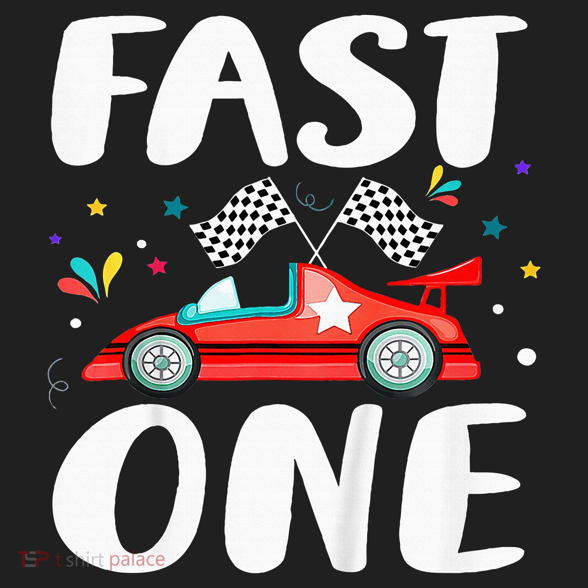 Race Car 1st Birthday Fast One This Little Racer Is One Year Women's Sweatshirt