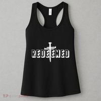 Redeemed Collection 3 Nails Cross Jesus Christ Christian Catholic Women's Tank Top thumb 3