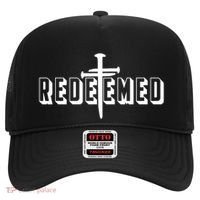 Redeemed Collection 3 Nails Cross Jesus Christ Christian Catholic Hat thumb 0