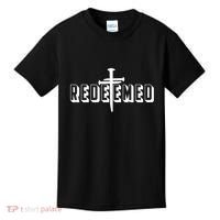 Redeemed Collection 3 Nails Cross Jesus Christ Christian Catholic Kids T-Shirt thumb 0