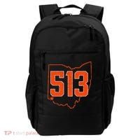 Retro Cincinnati 513 Area Code Ohio Backpack thumb 0