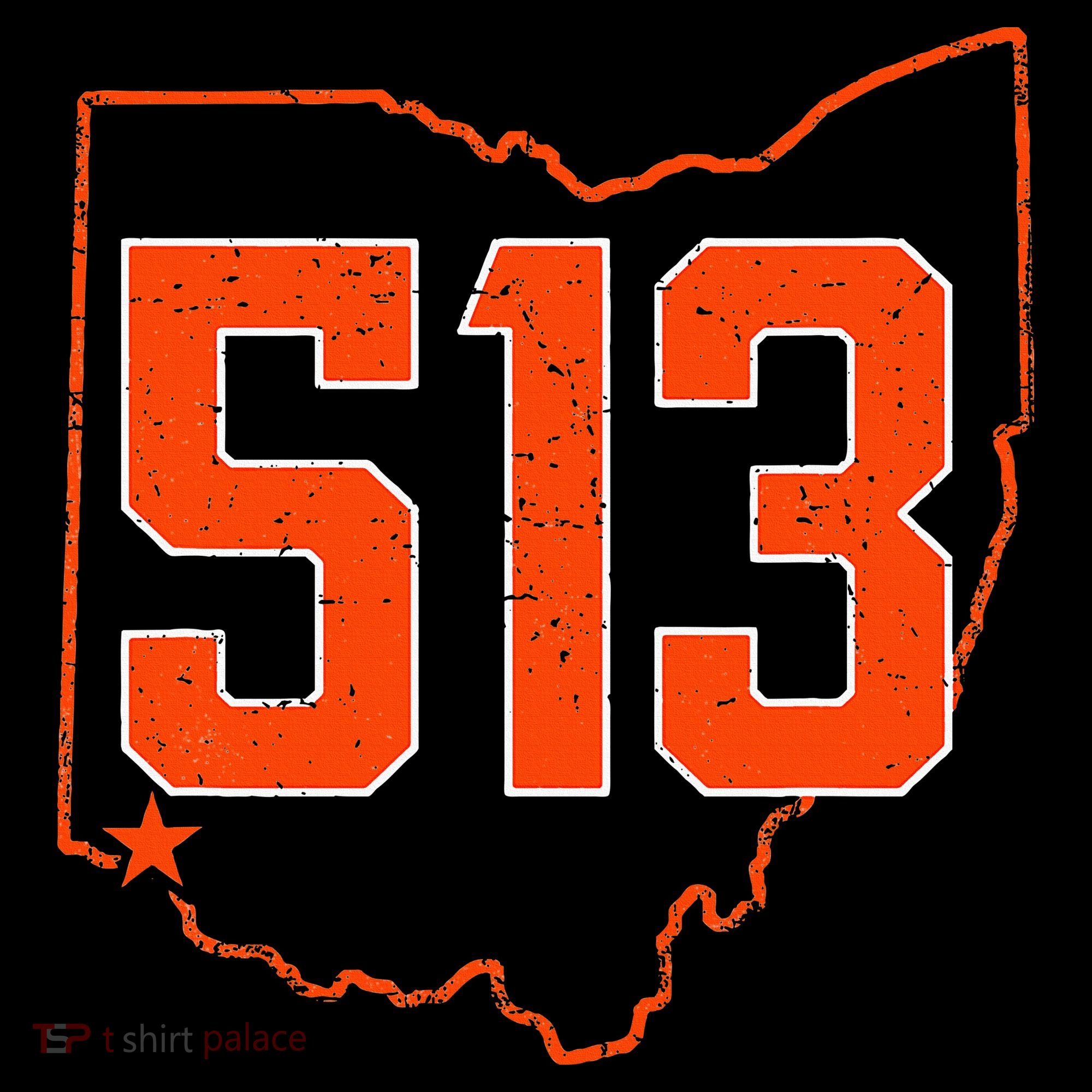 Retro Cincinnati 513 Area Code Ohio Mousepad