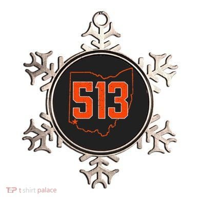 Retro Cincinnati 513 Area Code Ohio Ornament