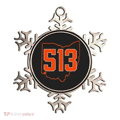 Retro Cincinnati 513 Area Code Ohio Ornament