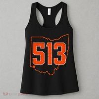 Retro Cincinnati 513 Area Code Ohio Women's Tank Top thumb 3