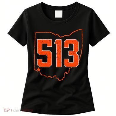 Retro Cincinnati 513 Area Code Ohio Women's T-Shirt