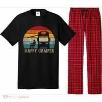 Rv Camping 70s 80s Retro Happy Camper Cool Gift Pajama Set thumb 0