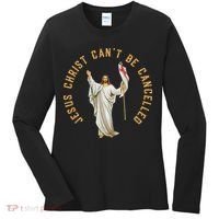Roman Catholic Anti Cancel Culture Women's Long Sleeve Shirt thumb 0