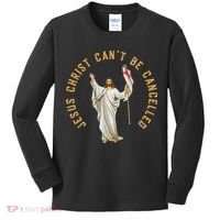 Roman Catholic Anti Cancel Culture Kids Long Sleeve Shirt thumb 0