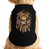Rastafarian clothing and Reggae apparel with Reggae Lion Doggie Tank thumb 0