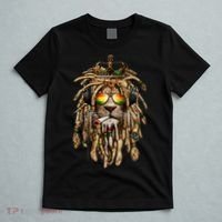 Rastafarian clothing and Reggae apparel with Reggae Lion T-Shirt thumb 5