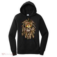 Rastafarian clothing and Reggae apparel with Reggae Lion Women's Hoodie thumb 0